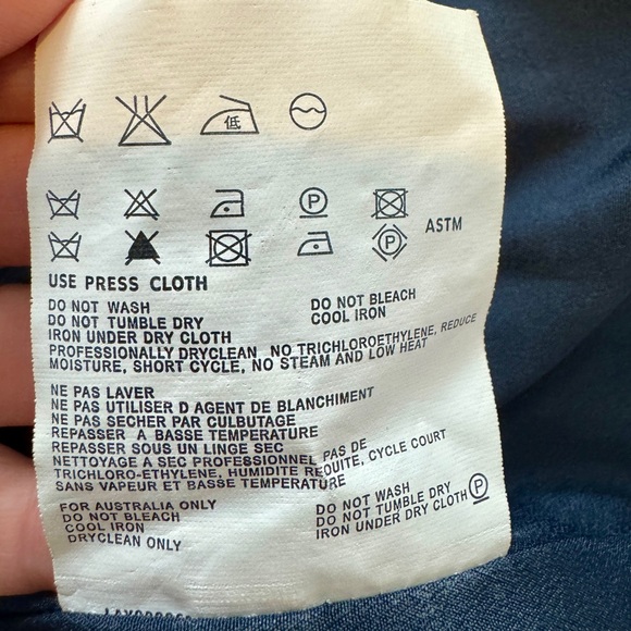 3.1 Phillip Lim Navy Mini Dress w/ Embroidered Flowers - Picture 5 of 7